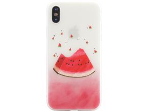 Chameleon Apple iPhone X/XS - Gumiran ovitek (TPUP) - Watermelon