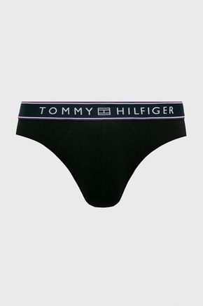 Tommy Hilfiger moške spodnjice - črna. Spodnje hlače iz kolekcije Tommy Hilfiger. Model izdelan iz pletenine gladke.