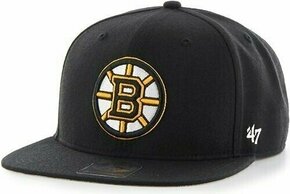 Boston Bruins NHL '47 No Shot Captain Black Hokejska kapa s šiltom