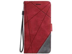Chameleon Apple iPhone 6/6S - Preklopna torbica (WLGO-Lines) - rdeča