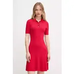 Obleka Tommy Hilfiger rdeča WW0WW45512