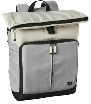 Wilson Lifestyle Foldover Backpack 2 Grey Blue Teniška torba