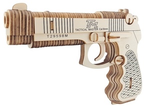 Woodcraft Lesena 3D sestavljanka Pištole M92F