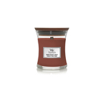 WoodWick rjava dišeča sveča Smoked Walnut &amp; Maple mala vaza