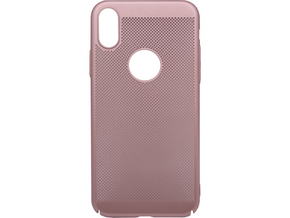 Chameleon Apple iPhone X / XS - Okrasni pokrovček (65H) - roza-zlat