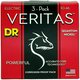 DR Strings VTE-10 Veritas 3-Pack