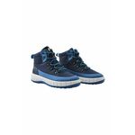 Otroški zimski škornji Reima mornarsko modra barva - mornarsko modra. Zimski čevlji iz kolekcije Reima. Podloženi model, izdelan iz kombinacije tekstilnega materiala in imitacije semiša.