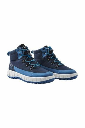 Otroški zimski škornji Reima mornarsko modra barva - mornarsko modra. Zimski čevlji iz kolekcije Reima. Podloženi model