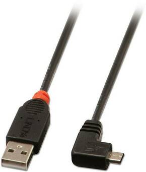 Kabel usb 2.0 a v micro usb b lindy 31975 50 cm črna
