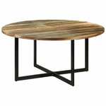 Greatstore Jedilna miza 150x75 cm, obnovljen masivni les