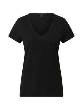 Bombažna kratka majica AllSaints črna barva - črna. Vrhunski model iz kolekcije AllSaints. Model izdelan iz tanke
