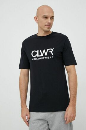 Bombažna kratka majica Colourwear črna barva - črna. Lahkotna kratka majica iz kolekcije Colourwear. Model izdelan iz tanke