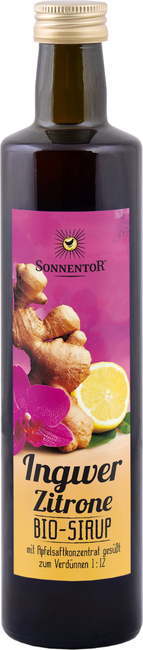 Sonnentor Bio sirup ingver-limona - 500 ml