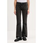 Kavbojke Guess Jeans W5BA3V D0832 - črna. Kavbojke iz kolekcije Guess Jeans bootcut kroja, z nizkim pasom. Model izdelan iz neelastičnega denima.