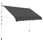 shumee Ročno zložljiva tenda 300 cm antracitna