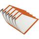 DURABLE magnetni okvir DURAFRAME A4 oranžen 5 kos