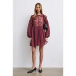 Medicine obleka A-kroja bordo RW26-SUD502