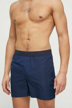 Kopalne kratke hlače Calvin Klein mornarsko modra barva - mornarsko modra. Kopalne kratke hlače iz kolekcije Calvin Klein. Model izdelan iz tkanine. Tanek