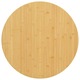 vidaXL Mizna plošča Ø90x4 cm bambus
