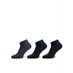 Levi's® Set 3 parov moških visokih nogavic 37157-0981 Mornarsko modra