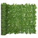 Balkonsko platno z zelenim listjem 500x100 cm