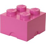 LEGO® škatla za shranjevanje 25x25x18 cm, roza