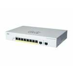 Cisco stikalo CBS220-8P-E-2G (8xGbE, 2xSFP, 8xPoE , 65W, brez ventilatorja)