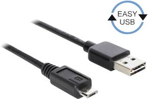 Delock kabel USB A-B mikro EASY 5m obojestranski 83369