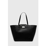 Torbica Calvin Klein črna barva, K60K612148 - črna. Velika nakupovalna torbica iz kolekcije Calvin Klein. Model na zapenjanje, izdelan iz umetnega usnja, ki ga je enostavno čistiti in negovati. Trden material, ki ohranja obliko.