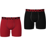 Boksarice Under Armour Tech 6in 2 Pack-RED