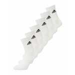 Visoke nogavice Unisex adidas Cushioned Sportswear Crew Socks 6 Pairs HT3453 white/black