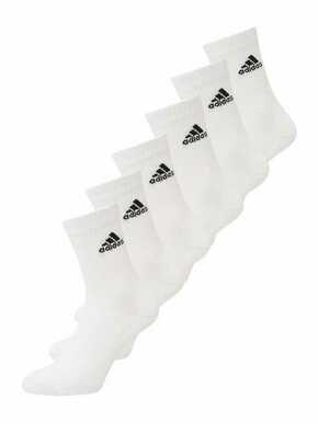 Visoke nogavice Unisex adidas Cushioned Sportswear Crew Socks 6 Pairs HT3453 white/black