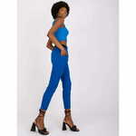 ITALY MODA Ženske hlače SEVILLE temno modre DHJ-SP-13165.20_383901 XL