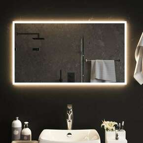 VidaXL LED kopalniško ogledalo 90x50 cm