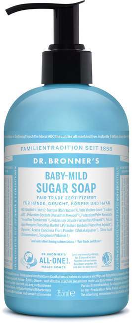 "Dr. Bronner's Sugar Soap Baby-Mild - 355 ml"