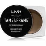 NYX Professional Makeup Tame &amp; Frame Tinted Brow Pomade vodoodporna pomada za obrvi 5 g odtenek 03 Brunette za ženske