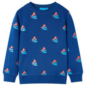 VidaXL Otroški pulover temno modra 140