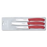 Victorinox set 3 nožev za zelenjavo 6.7111.3, rdeč