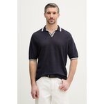 Lanena polo majica Paul&Shark mornarsko modra 26411624
