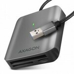 WEBHIDDENBRAND AXAGON CRE-S3, USB-A 3.2 Gen 1 - bralnik kartic SUPERSPEED, 3 reže in veliko SD/microSD/CF, podpora UHS-II