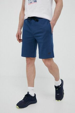 Kratke hlače 4F moški - modra. Kratke hlače iz kolekcije 4F. Model izdelan iz pletenine.