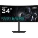 Gigabyte GS34WQC monitor, 3440x1440, 165Hz, refurbished