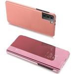 Ovitek Clear View za Samsung Galaxy S21 Plus 5G/Galaxy S30 Plus - Roza KP9903