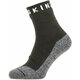 Sealskinz Waterproof Warm Weather Soft Touch Ankle Length Sock Black/Grey Marl/White S Kolesarske nogavice