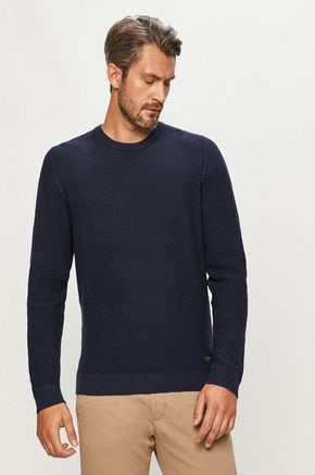 Lee Pulover Basic Textured Crew Sky Captain S