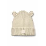 Otroška bombažna kapa Liewood Gina Beanie bež barva, LW20105 - bež. Otroška kapa iz kolekcije Liewood. Model izdelan iz bombažne pletenine.