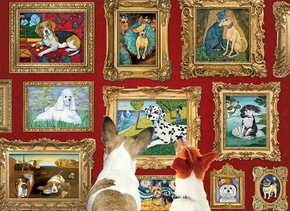 Cobble Hill Puzzle Galerija psov 1000 kosov