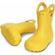 Crocs Dežni škornji čevlji za v vodo rumena 27 EU Handle Rain Boot Kids