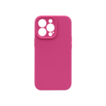 Silikonski ovitek (liquid silicone) za Apple iPhone 14 Pro Max, Soft, temno roza