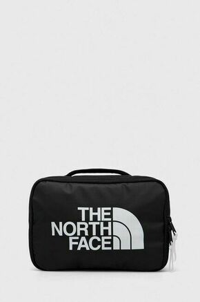 Kozmetična torbica The North Face črna barva - črna. Srednje velika kozmetična torbica iz kolekcije The North Face. Model izdelan iz kombinacije tekstilnega in sintetičnega materiala. Model je enostaven za čiščenje in vzdrževanje.
